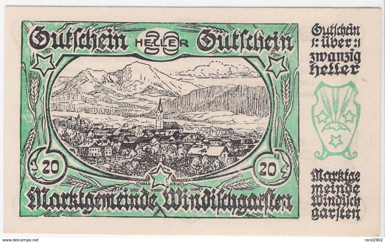 Österreich Austria Notgeld 20 FS1245IIIa WINDISCHGARSTEN /231M/ - Austria