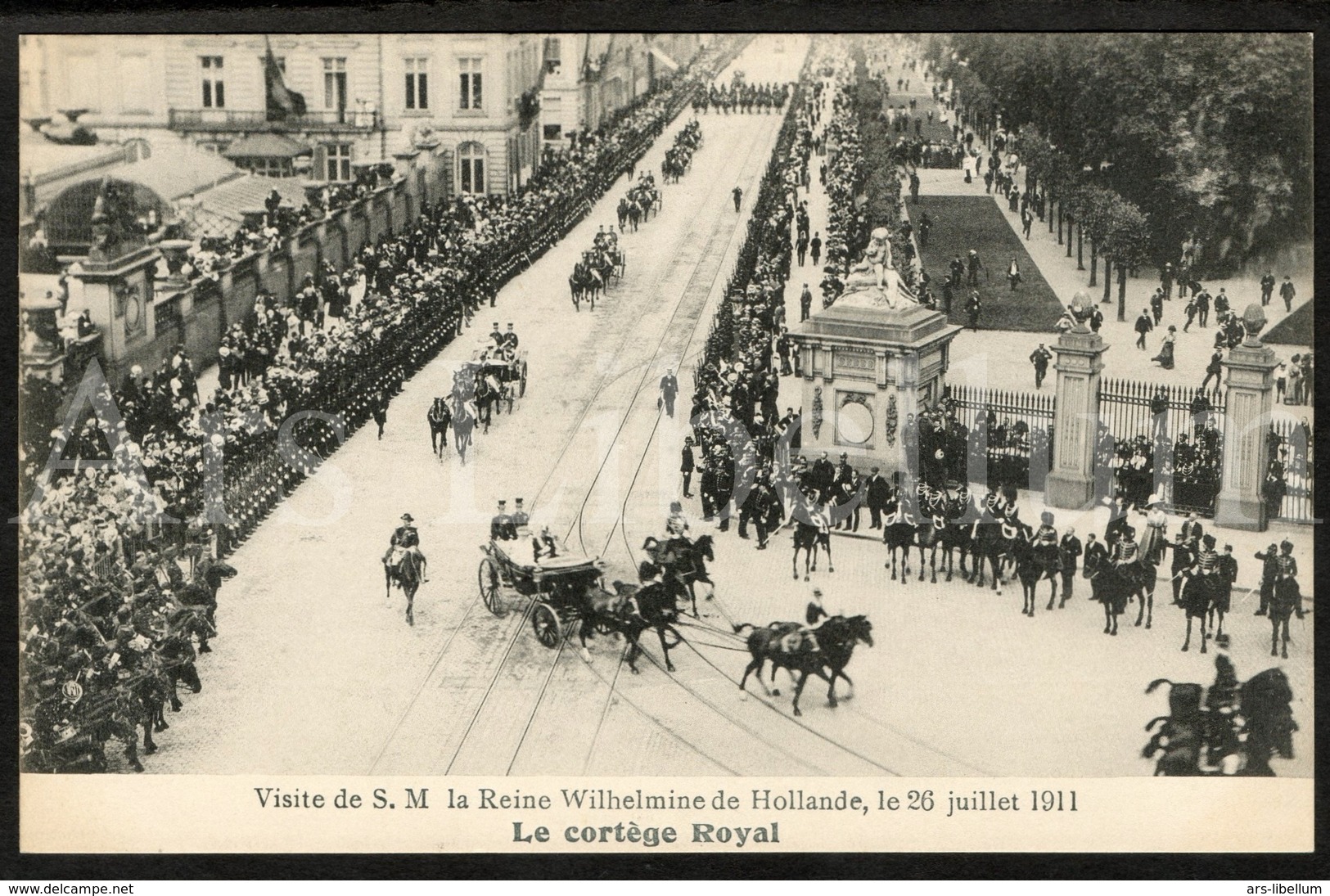 Postcard / ROYALTY / Belgique / Roi Albert I / Koning Albert I / Bezoek Van Koningin Wilhelmina Van Nederland / 1911 - Feesten En Evenementen