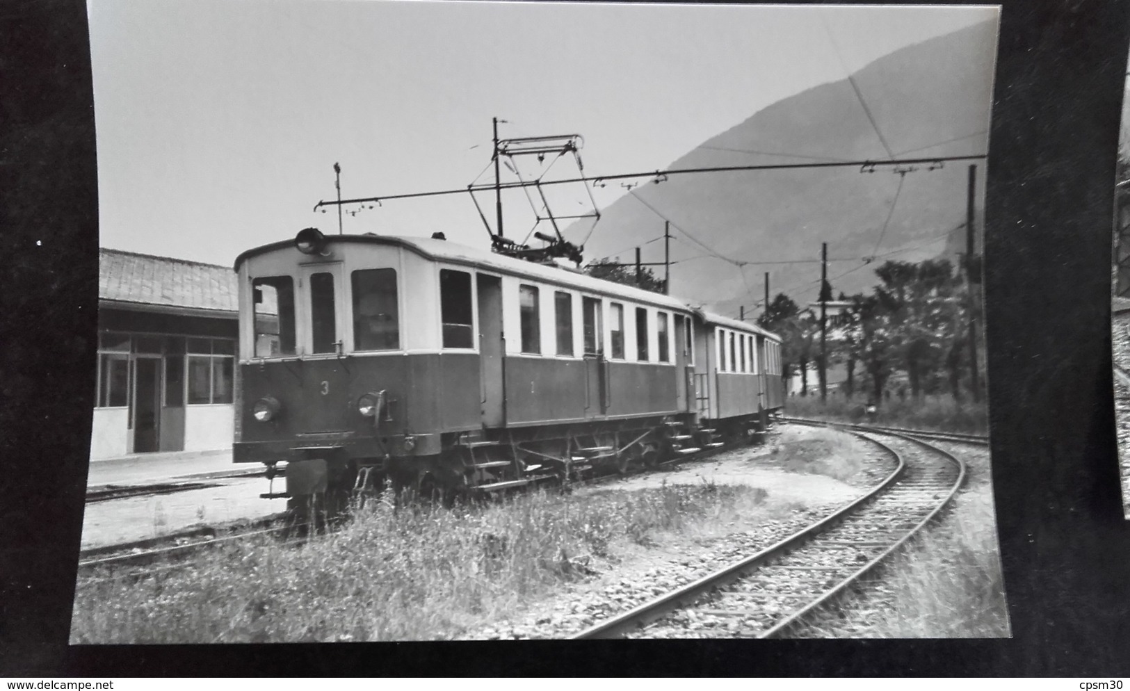 CP Train - ABFe 2/4 3, B2 11 Et 12 à Acquarossa - 16 Juin 1961 - Photo JC De Jongh - N°39.7 BA - Acquarossa