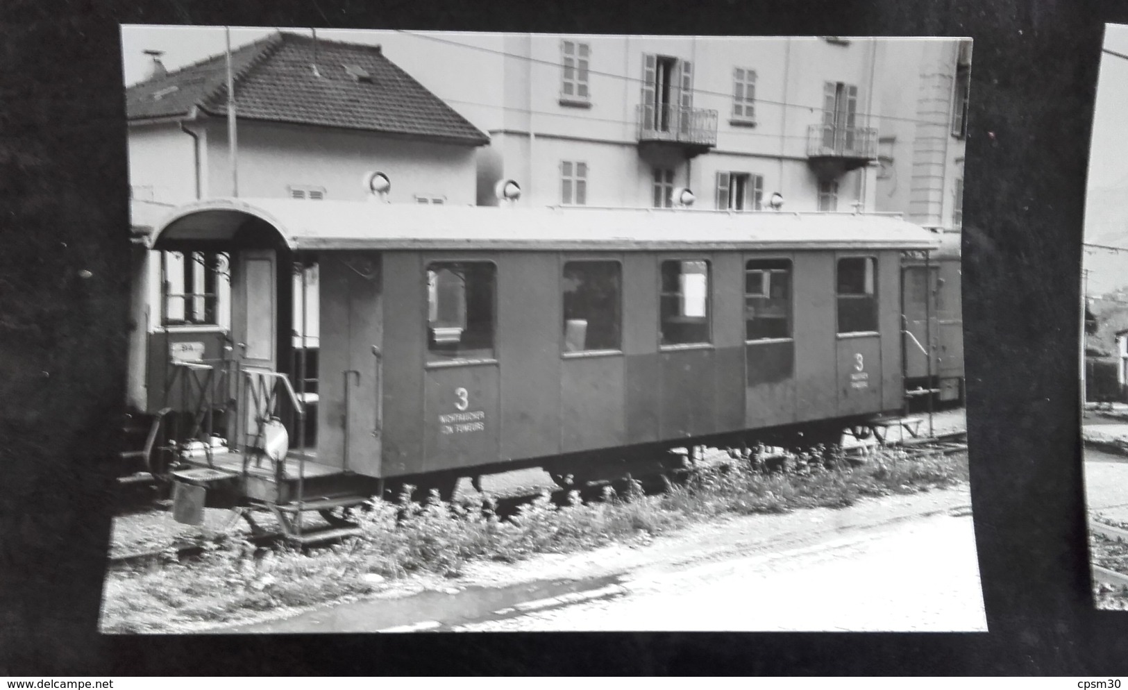 CP Train - B3 13 (ex Brunig C3 668) à Biasca - 8 Juin 1966 - Photo JC De Jongh - N°39.9 BA - Biasca