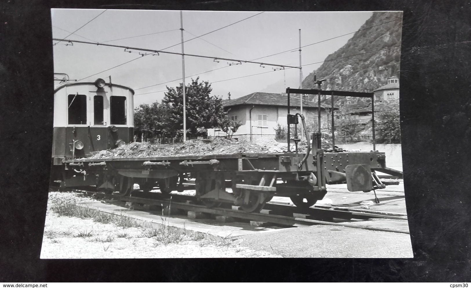 CP Train - OM 41 Au Dépot De Biasca - 30 Juillet 1973 - Photo JC De Jongh - N°39.12 BA - Biasca