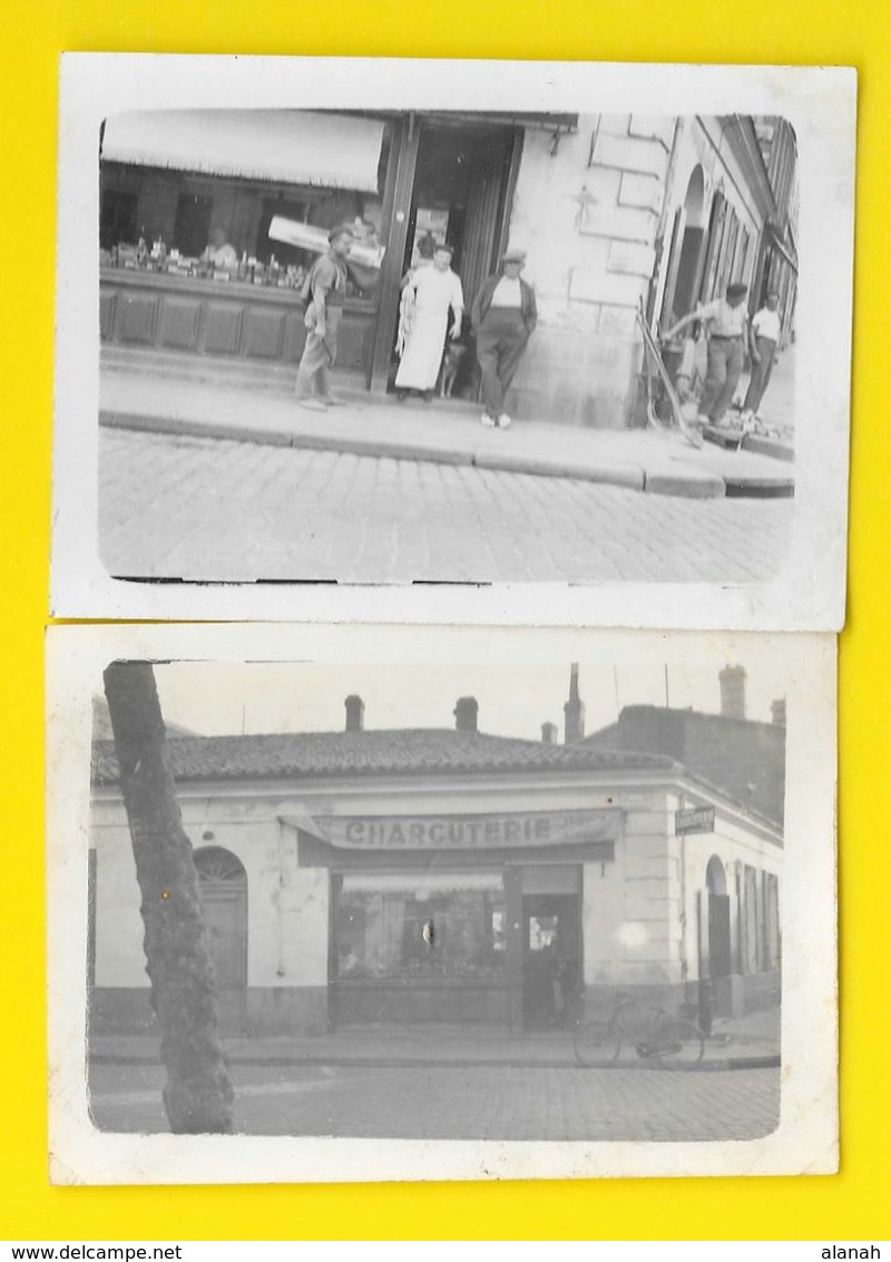 BORDEAUX La Benauge Charcuterie JARRIGE Angle Rues Montméjean Et Chabrely 1937 - Orte