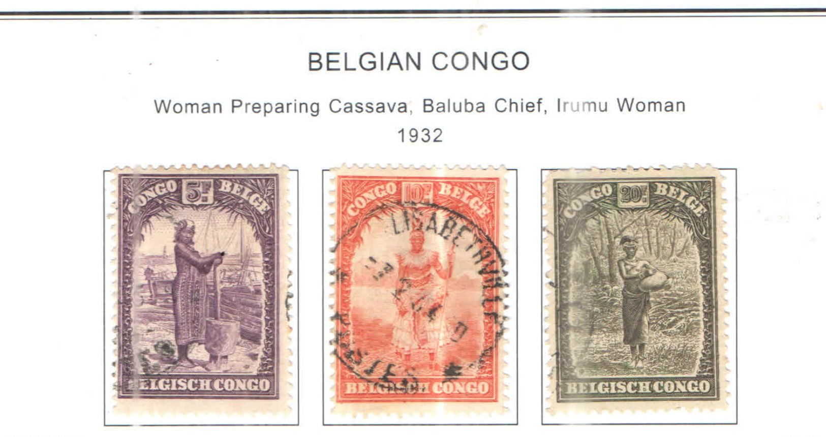 Congo Belga 1931/37 Vedute Sankuru E Scott.139/156+ See Scans - Usati