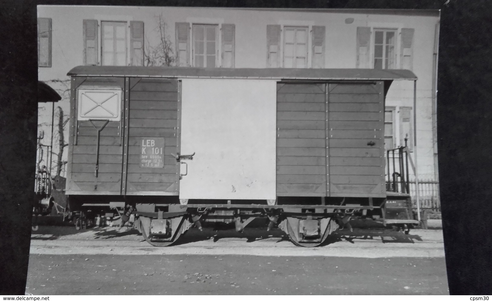 CP Train - K 101 Modernisé Par La Cie Avant Fin Trafic Marchandises Echallens 25 Fev1967 - Photo JL De Rochaix N°78.10 L - Échallens