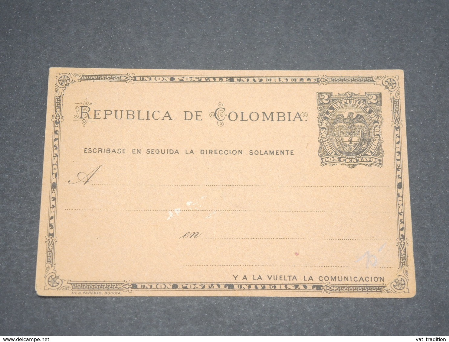 COLOMBIE - Entier Postal Non Circulé - L 13200 - Colombie