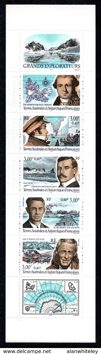 TAAF 2000 Great Explorers: Stamp Booklet UM/MNH - Booklets