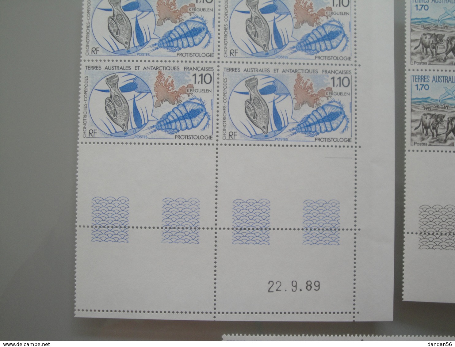 1990 TAAF SFAT Yv 148/50 X 4 **  Animals Scott 151/2 + 155 Michel 259/60 + 262  SG 259/60 + 262 - Neufs