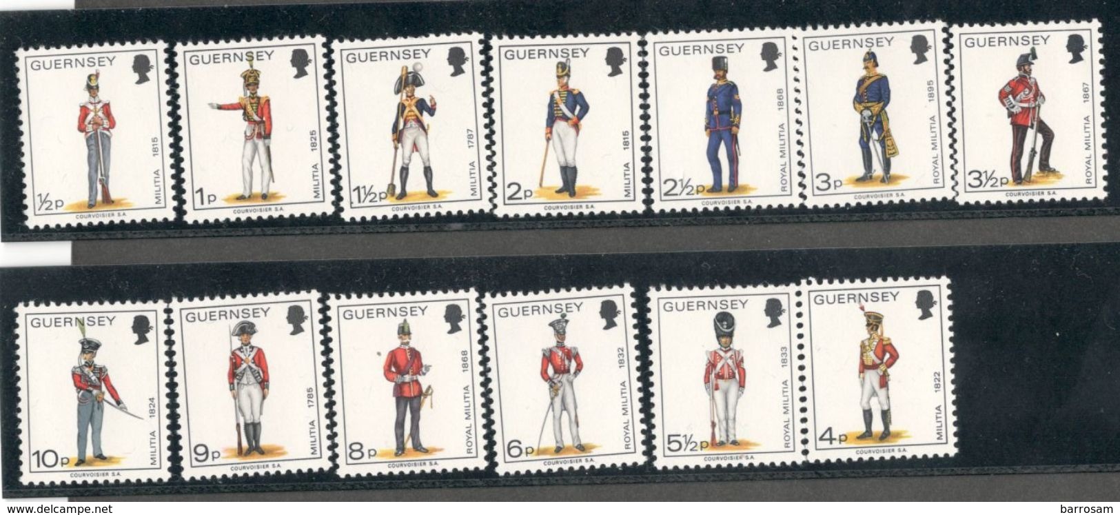 Guernsey1974:MILITARY In GUERNSEY Michel93-105mnh** - Guernsey