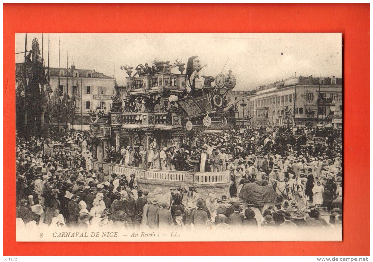 GBD-14 Carnaval De Nice  Au Revoir. Non Circulé - Carnaval