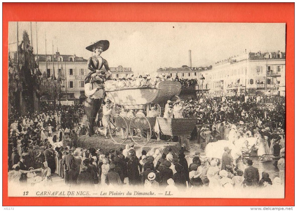 GBD-16  Carnaval De Nice  Les Plaisirs Du Dimanche. Landeau, Poussette. Non Circulé - Carnaval