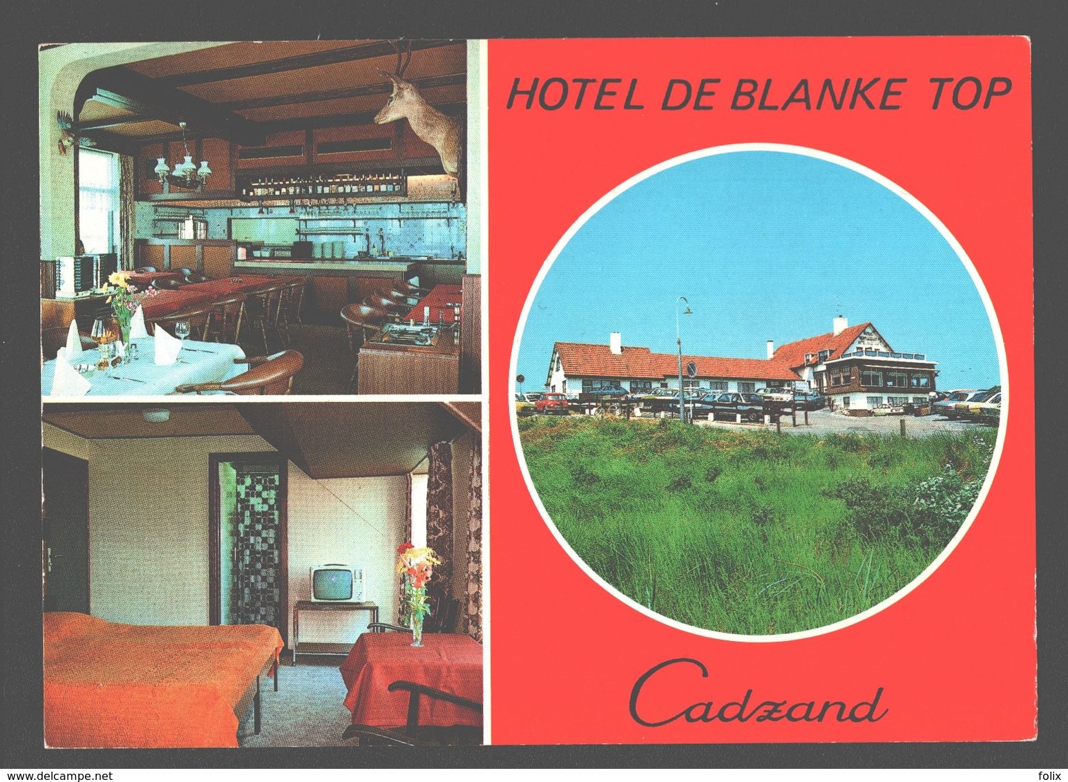 Cadzand - Hotel De Blanke Top - Advertentie / Reclame Kaart - Cadzand