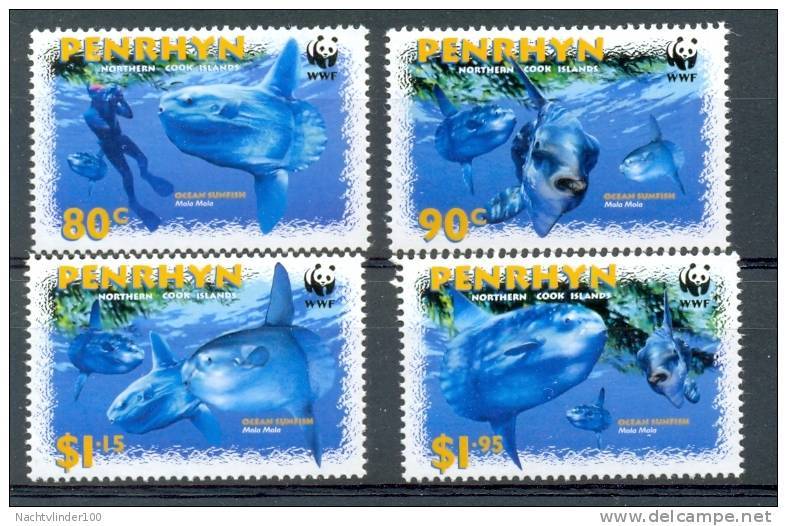 Ncw322s WWF VISSEN ZONNEVIS DUIKER DIVER CAMERA SUNFISH FISCHE MARINE LIFE PENRHYN 2003 PF/MNH - Ongebruikt