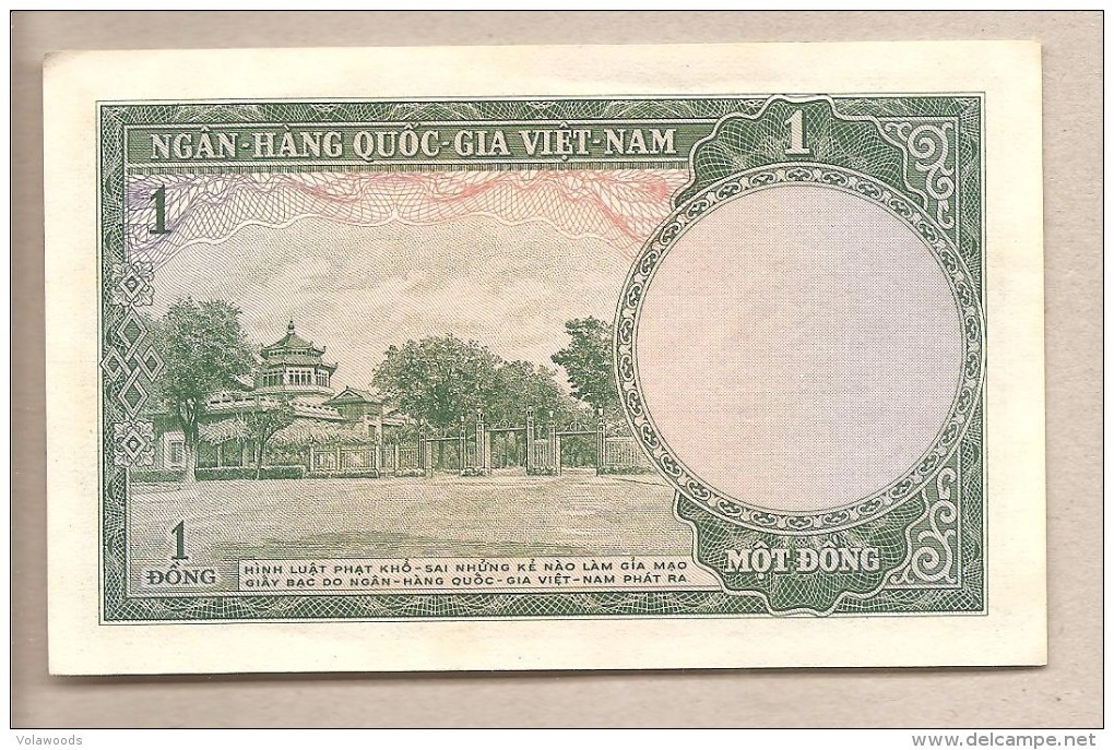 Vietnam Del Sud - Banconota Non Circolata Da 1 Dong P-1a - 1956 - Vietnam