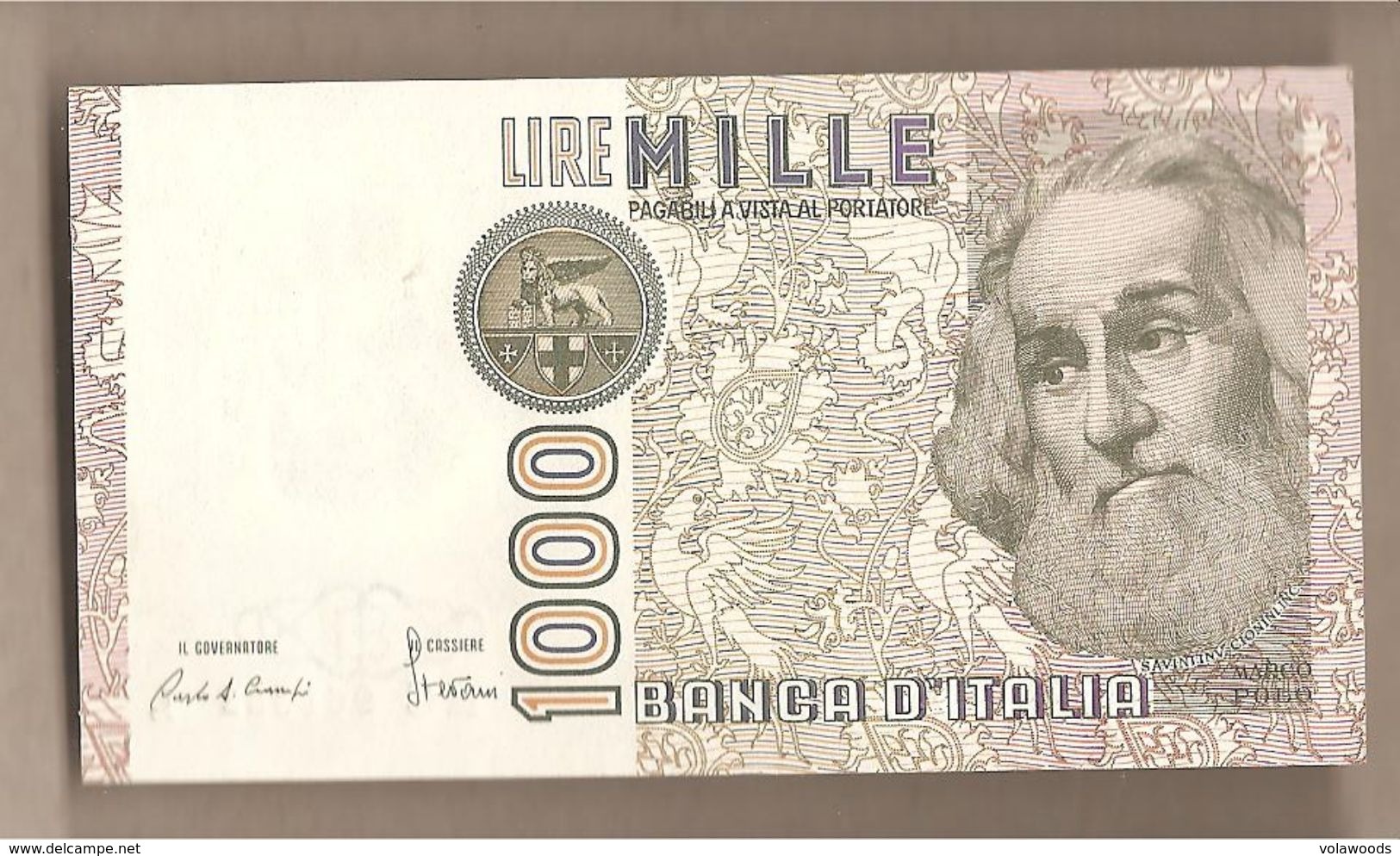 Italia - Banconota Non Circolata FdS Da 1000 £ " Marco Polo" Lettera C P-109a - 1984 - 1000 Lire