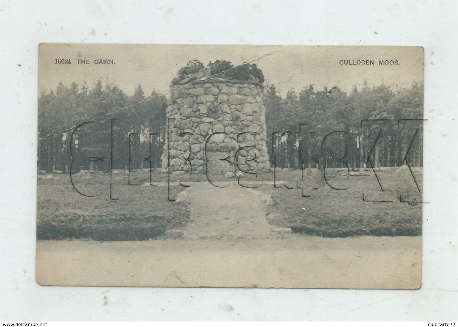 Culloden (Royaume-Uni, Écosse) : The Cairn In 1910 PF - Autres & Non Classés