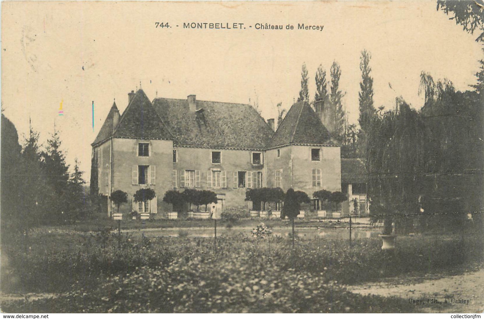 CPA FRANCE 71 "Montbellet, Château De Mercey" - Autres & Non Classés