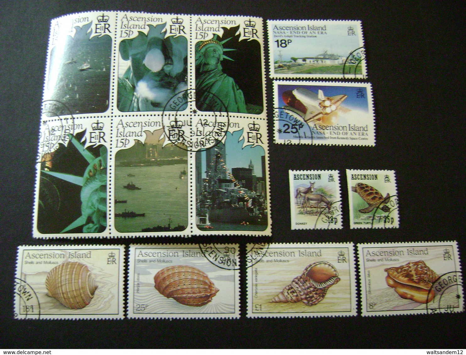 Ascension Island 1989 Commemorative Issues - Used - Ascensione