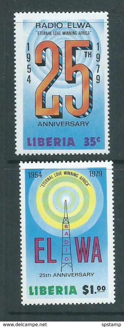 Liberia 1979 ELWA Radio Set Of 2 MNH - Liberia