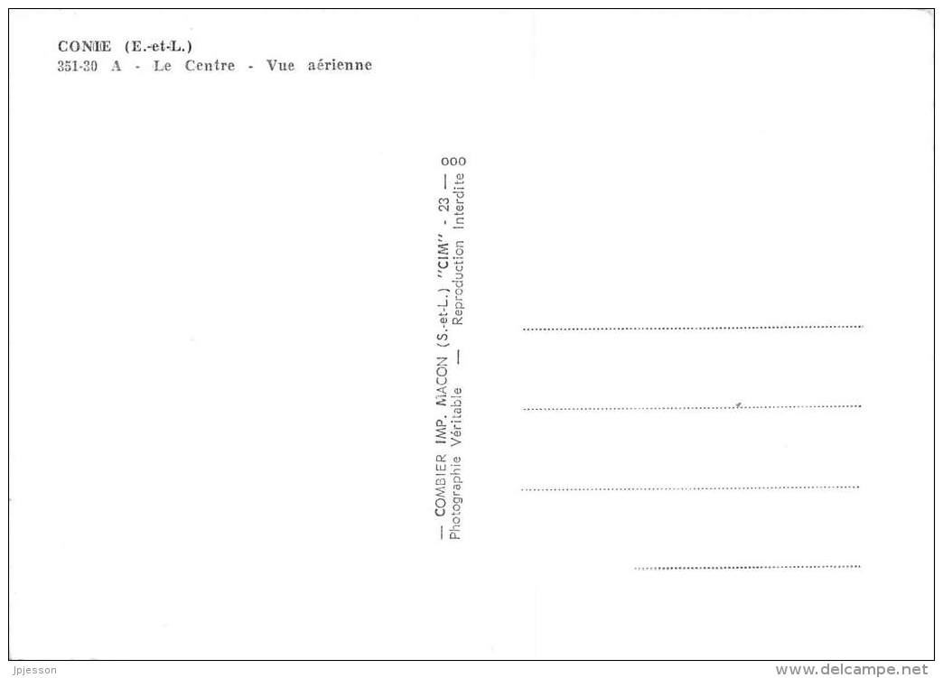 EURE ET LOIR  28   CONIE   LE CENTRE  VUE AERIENNE - Autres & Non Classés