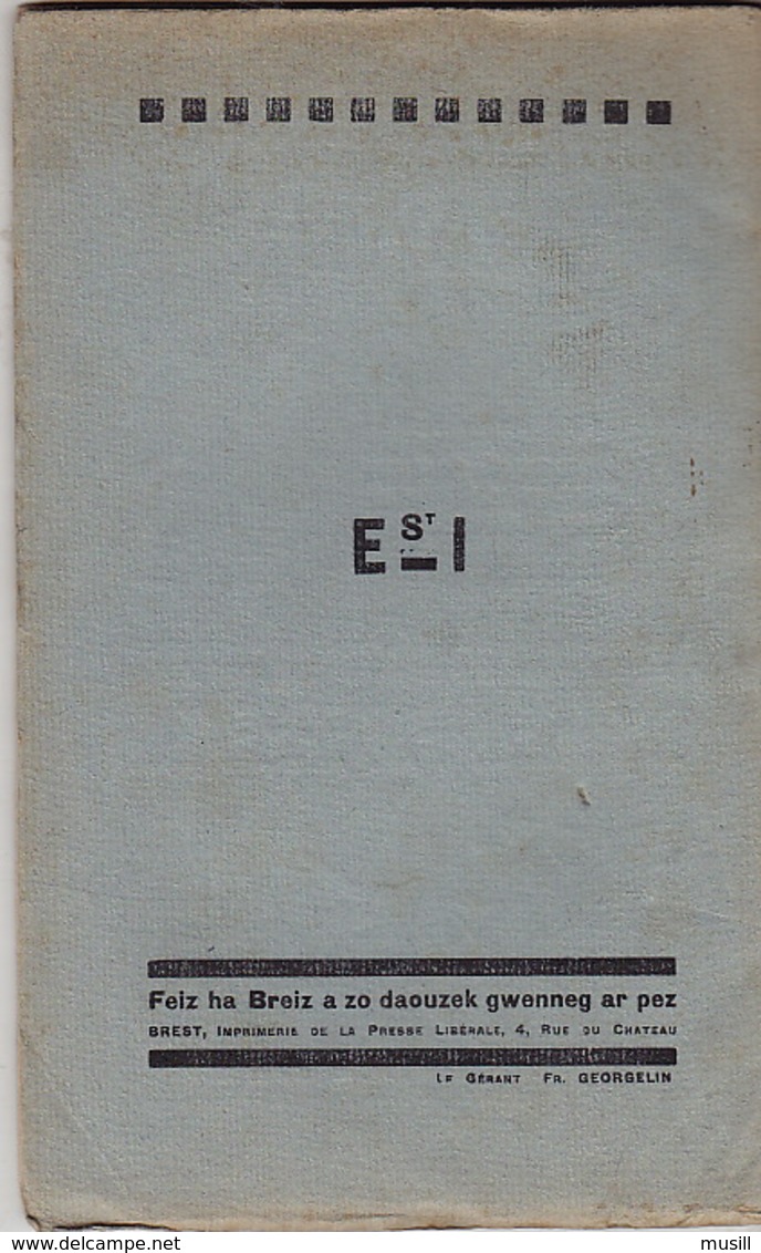 Feiz Ha Breiz. Du 1926. N°11. Ar C'Horn-Boud. Du 1926. N° 11. - Zeitungen & Zeitschriften