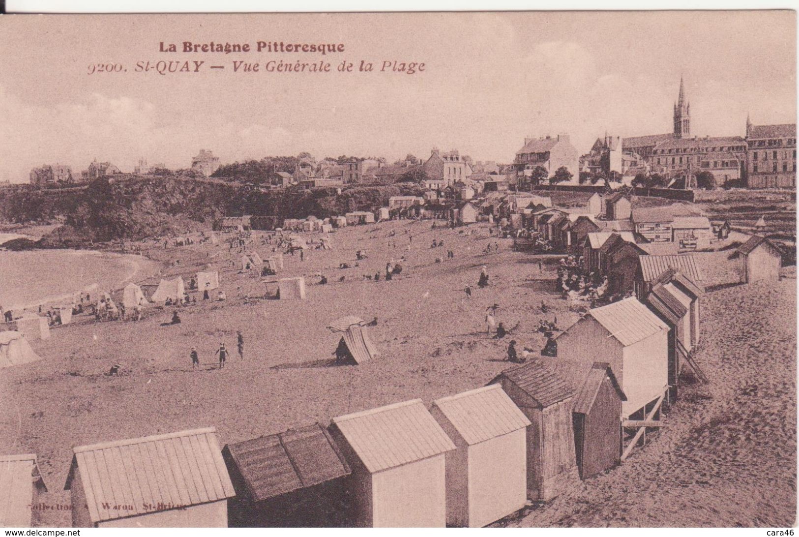 CPA - 9200. ST QUAY - Vue Générale De La Plage - Saint-Quay-Portrieux