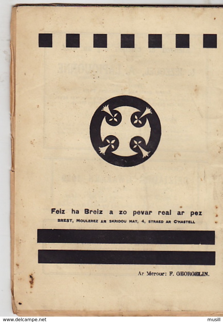 Feiz Ha Breiz. Du 1928. N°11. - Zeitungen & Zeitschriften