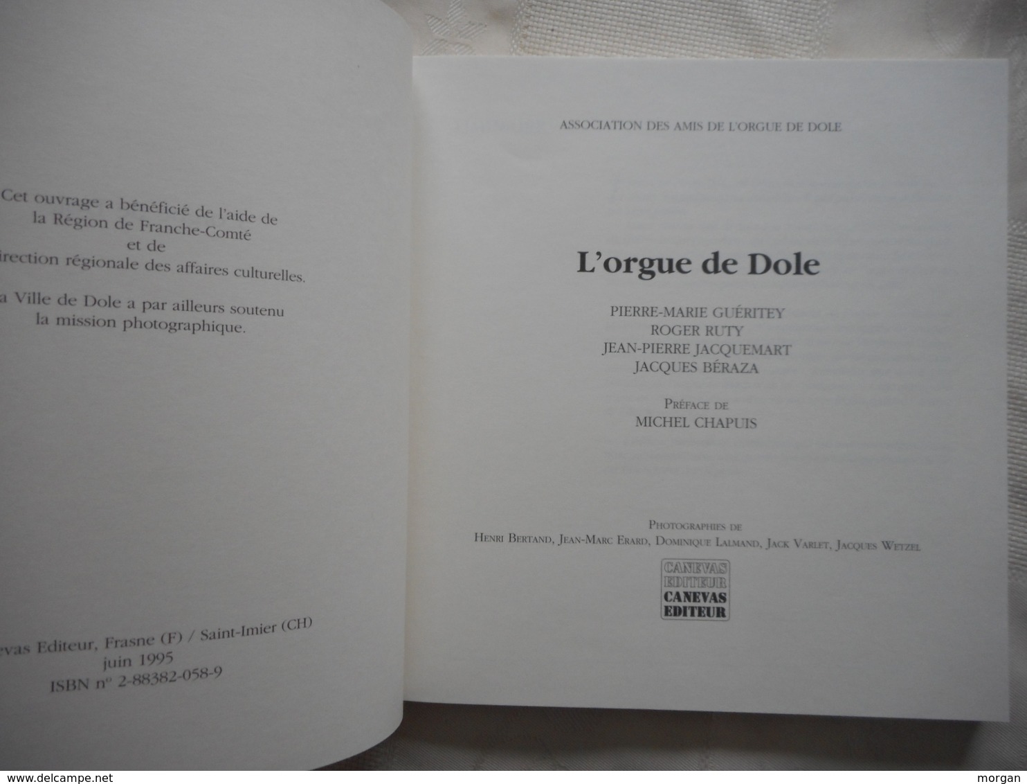 ORGUES ANCIENS - DOLE - L'ORGUE DE DOLE,  LIVRE SOUS EMBOITAGE  1995 ,  Assoc. Amis De L'Orgue De Dole - Franche-Comté