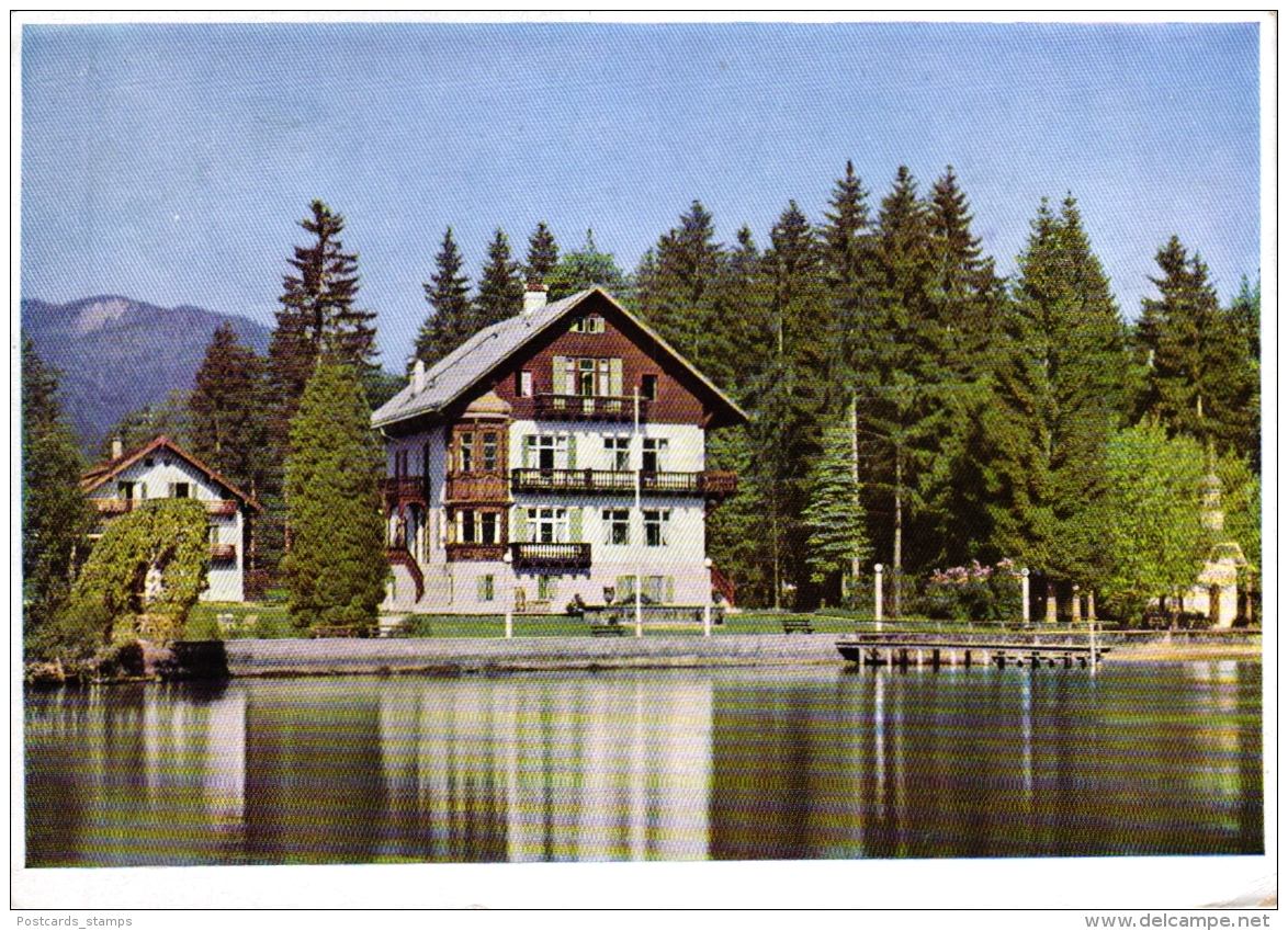 Bad Wiessee Und Tegernsee, Haus Hubertus, Ferienheim Für Handel Und Industrie, 1949 - Bad Wiessee