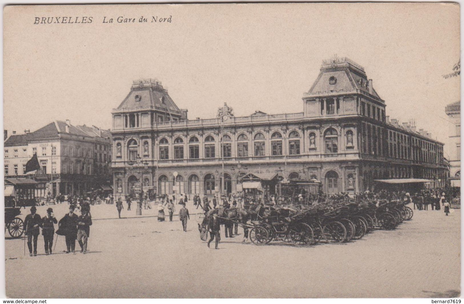 Belgique  Bruxelles  La Gare Du Nord - Trasporto Pubblico Stradale