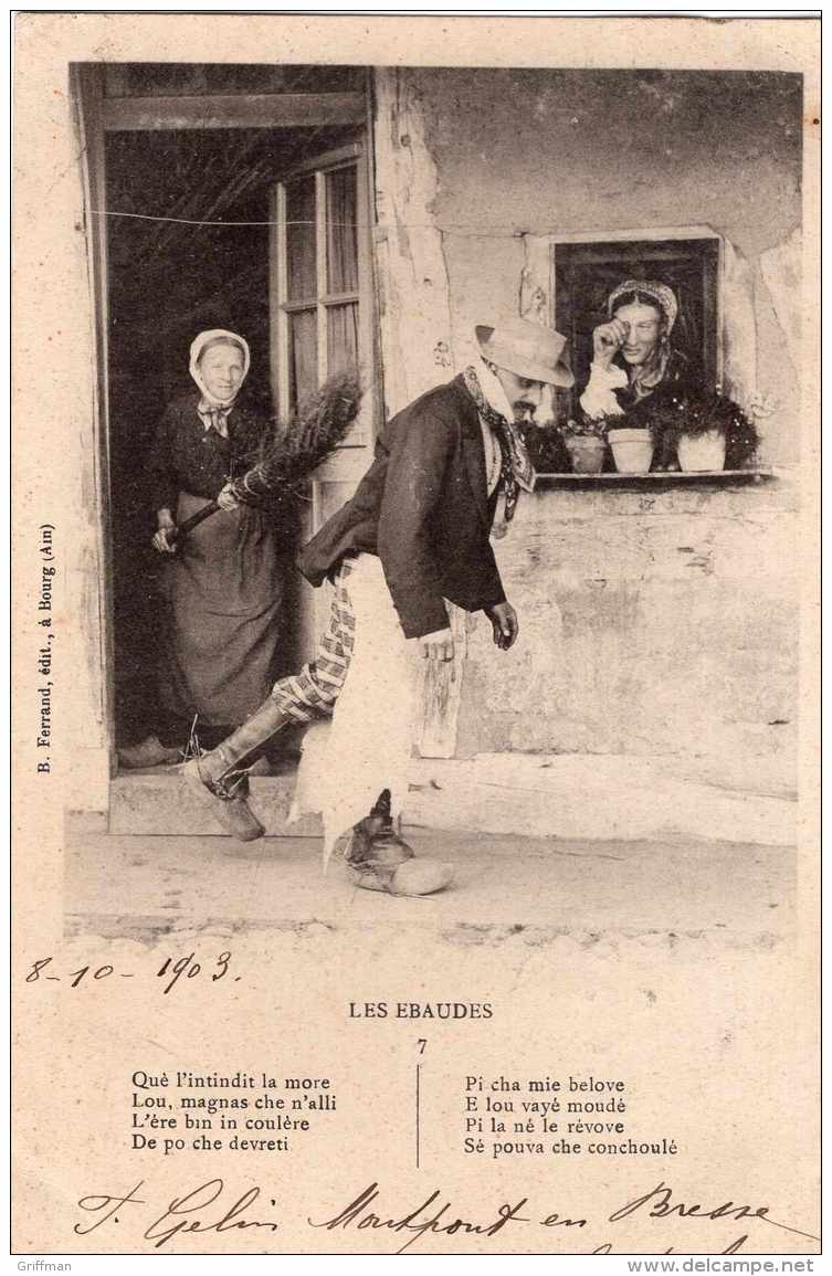 BOURG EN BRESSE LES EBAUDES EN BRESSE N° 7 PRECURSEUR 1903 TBE - Autres & Non Classés