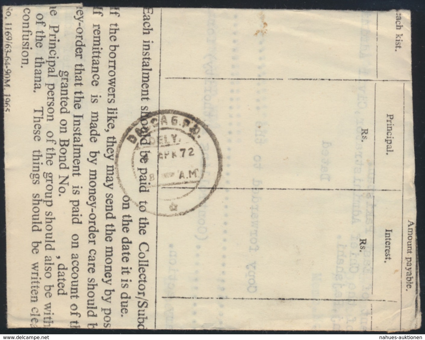 Pakistan Bangladesch Dienstbrief 101 Paar Nach Dhaka Del. 8.4.1972 - Bangladesh