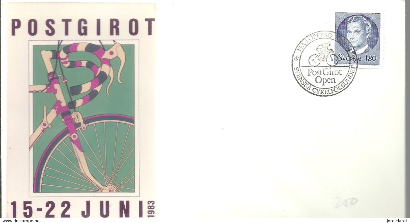 POSTMARKET 1983 SUECIA - Ciclismo