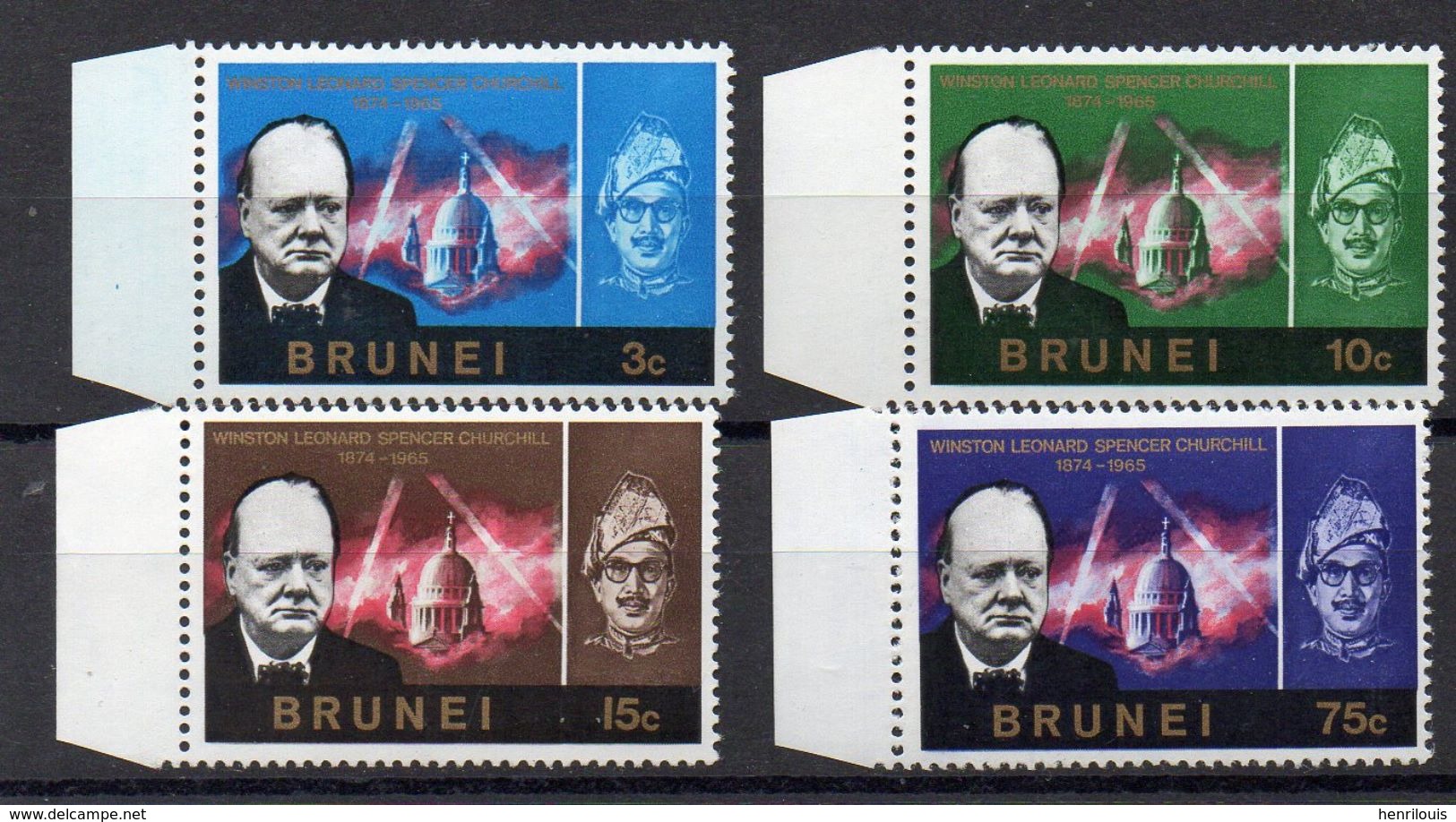 BRUNEI Timbres Neufs ** De 1966  ( Ref 4995 )   Churchill - Brunei (1984-...)