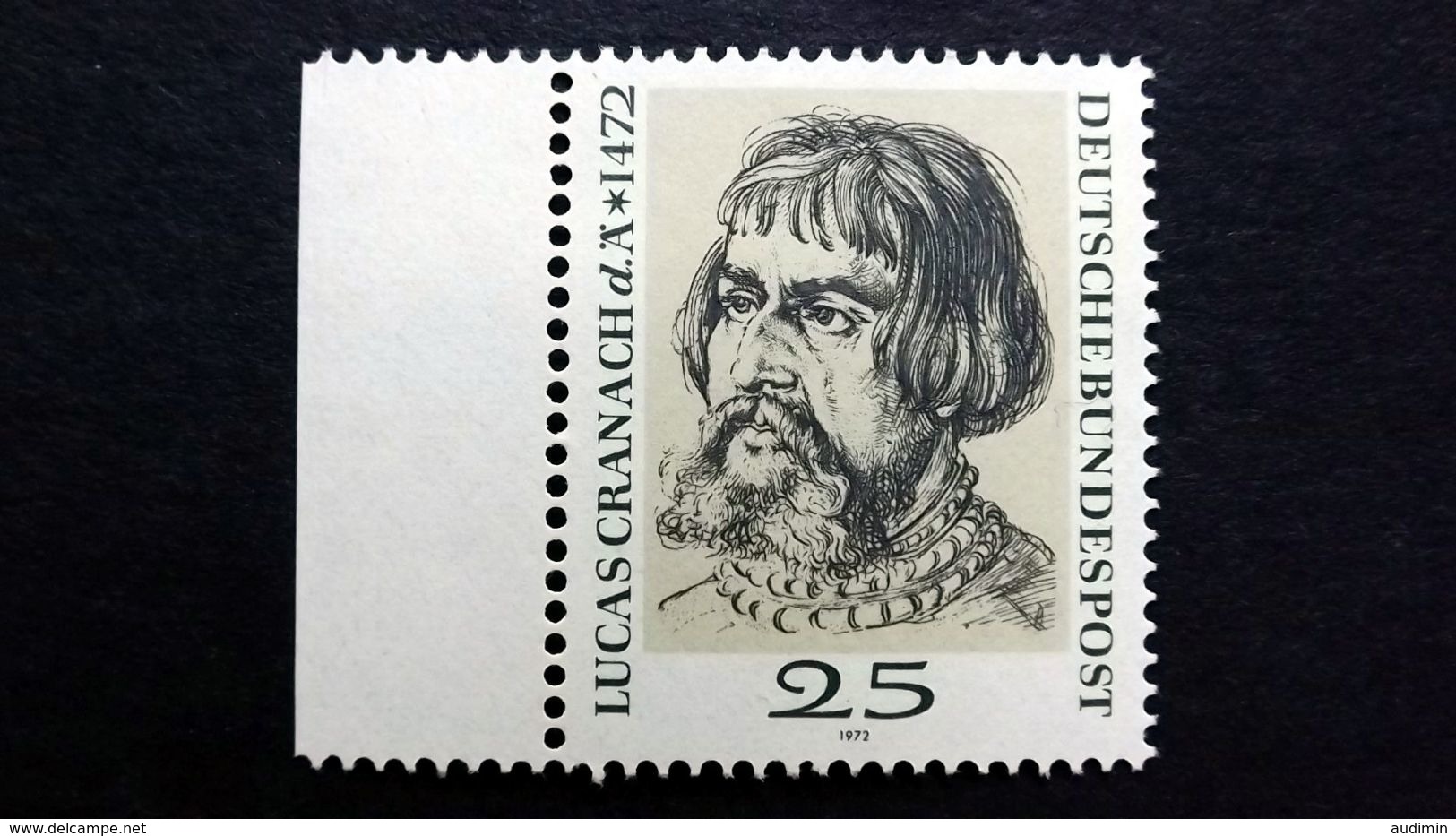 Deutschland BRD 718 Yt 569 **/mnh, L. Cranach D. Ä. (1472-1553), Maler Und Zeichner; Zeichnung Von Albrecht Dürer - Neufs