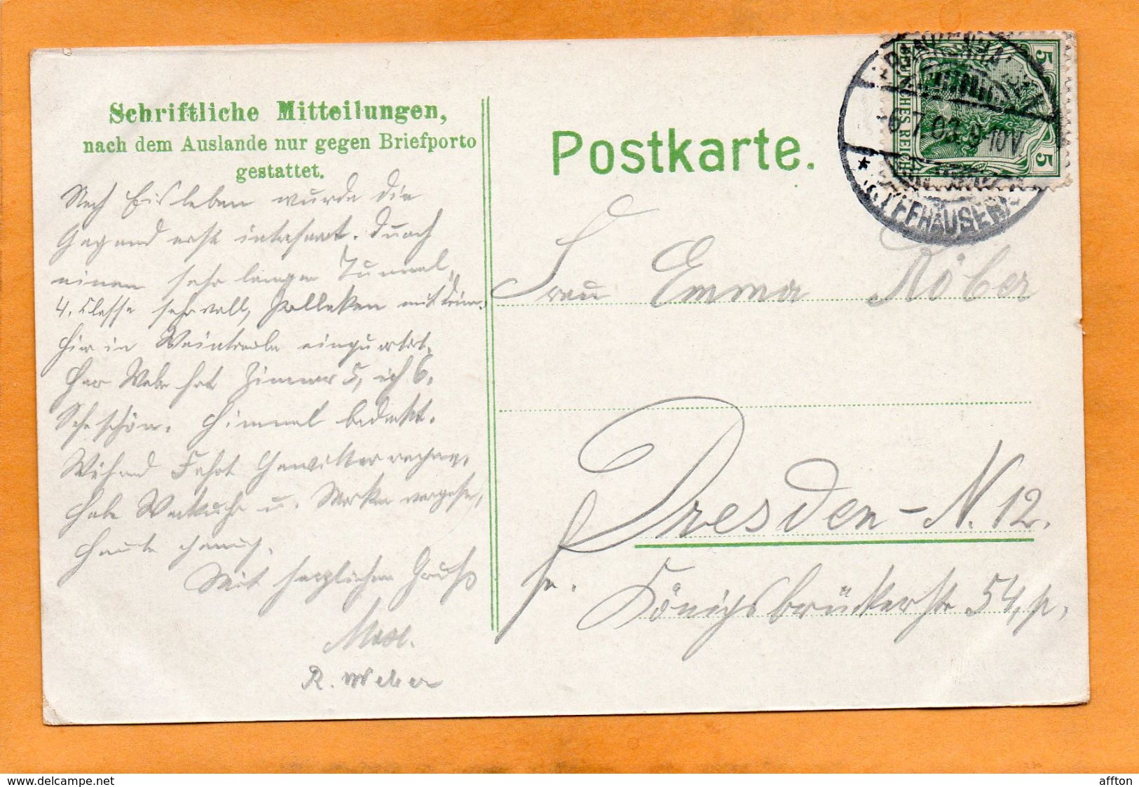 Frankenhausen I K 1908 Postcard - Bad Frankenhausen