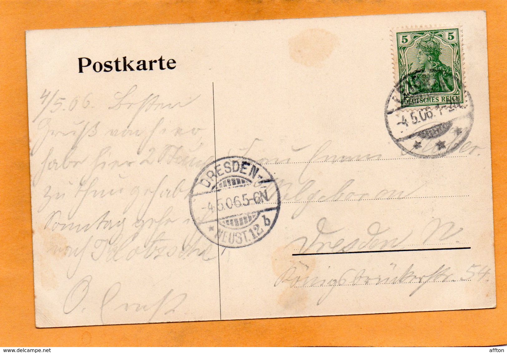 Leisnig Germany 1906 Postcard - Leisnig