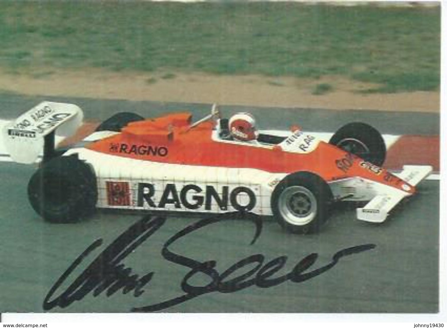 MARC SURER - CERAMICHE RAGNO F.1 RACING  -  Signé Par MARC SURER  ( Dédicacée ) - Autres & Non Classés