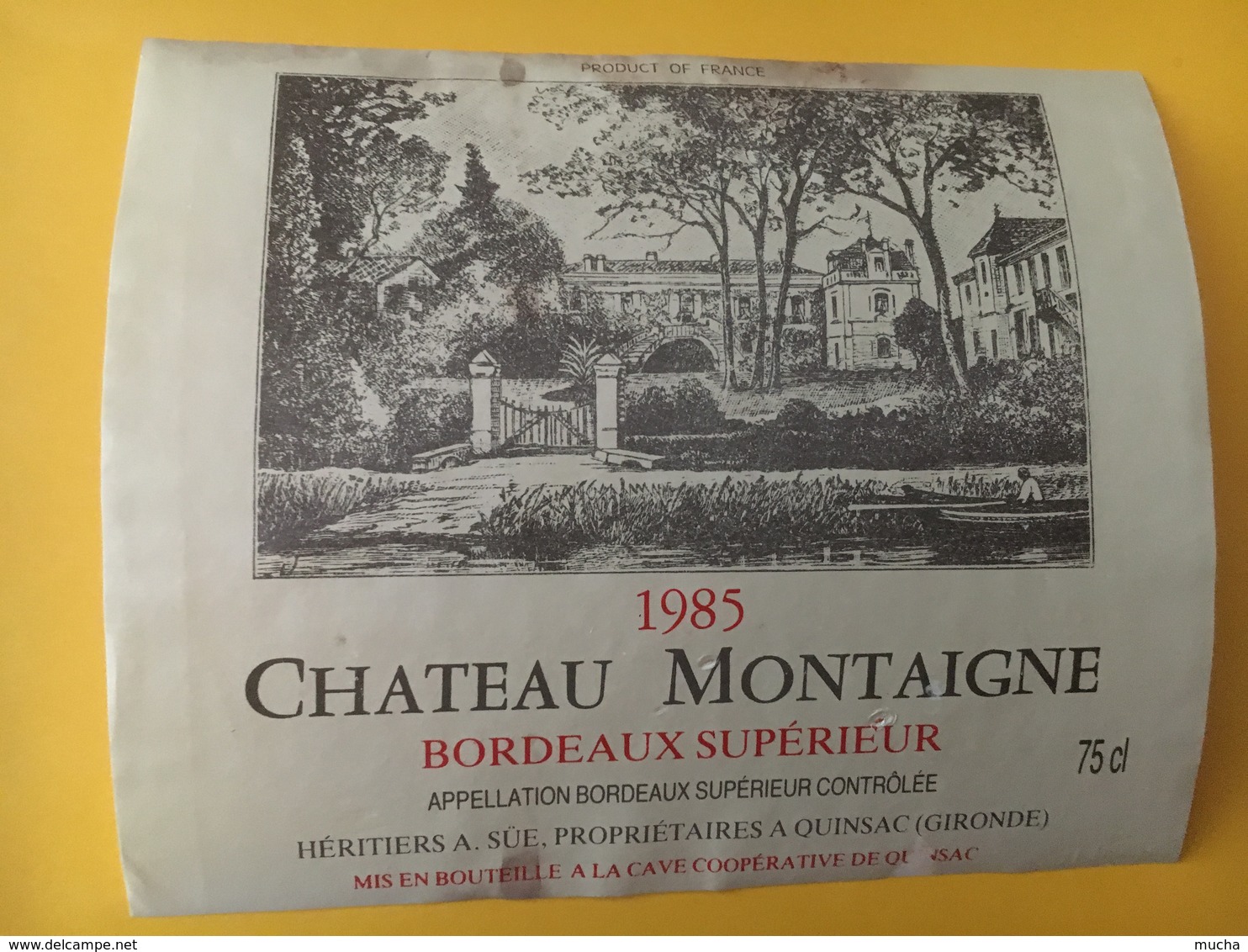 6902 -  Château Montaigne 1985 - Bordeaux