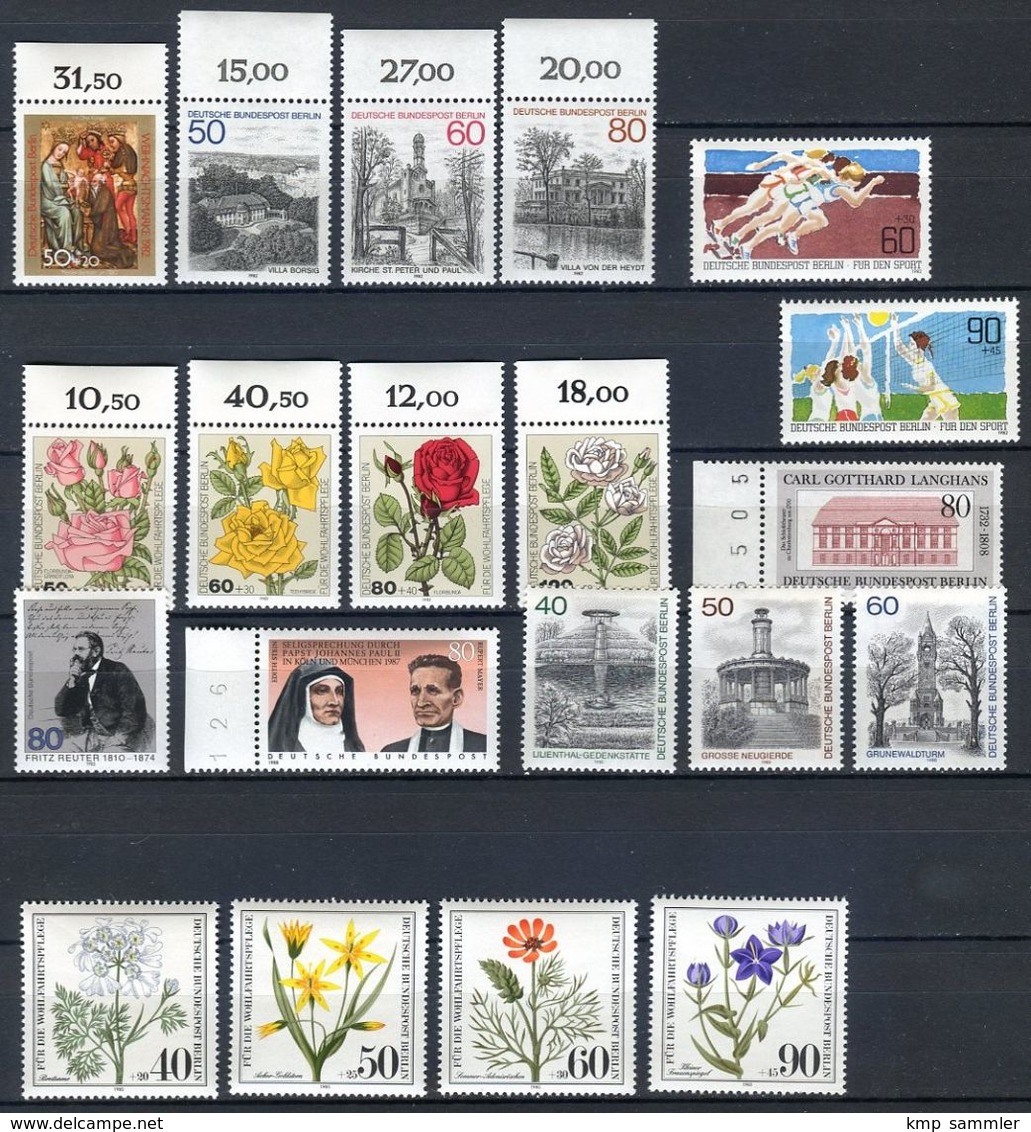 Bund/Berlin Lot Postfrische Marken (16912) - Unused Stamps