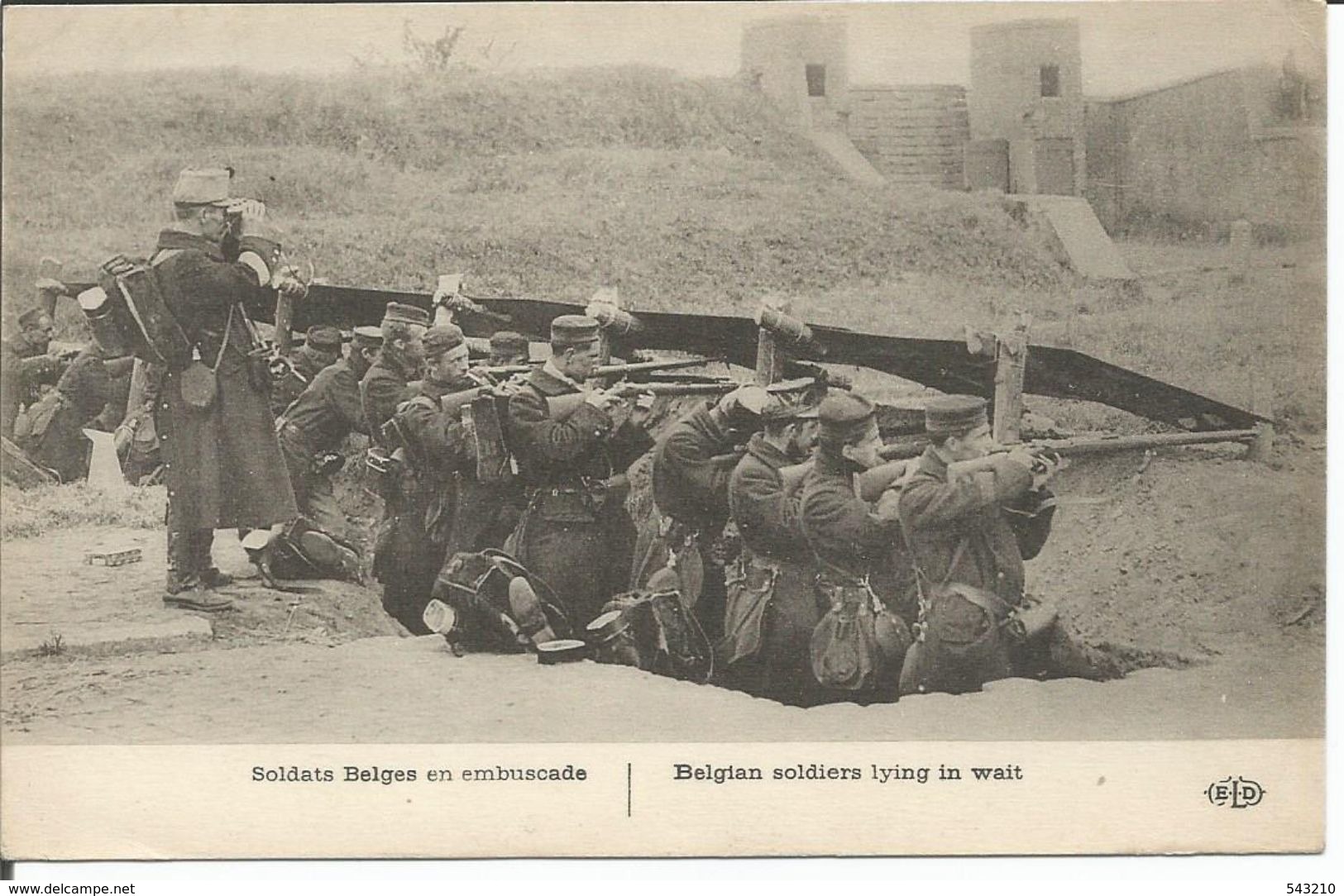 ARMEE BELGE 1914-1918 BELGISCHE SOLDATEN 3 KAARTEN - War 1914-18