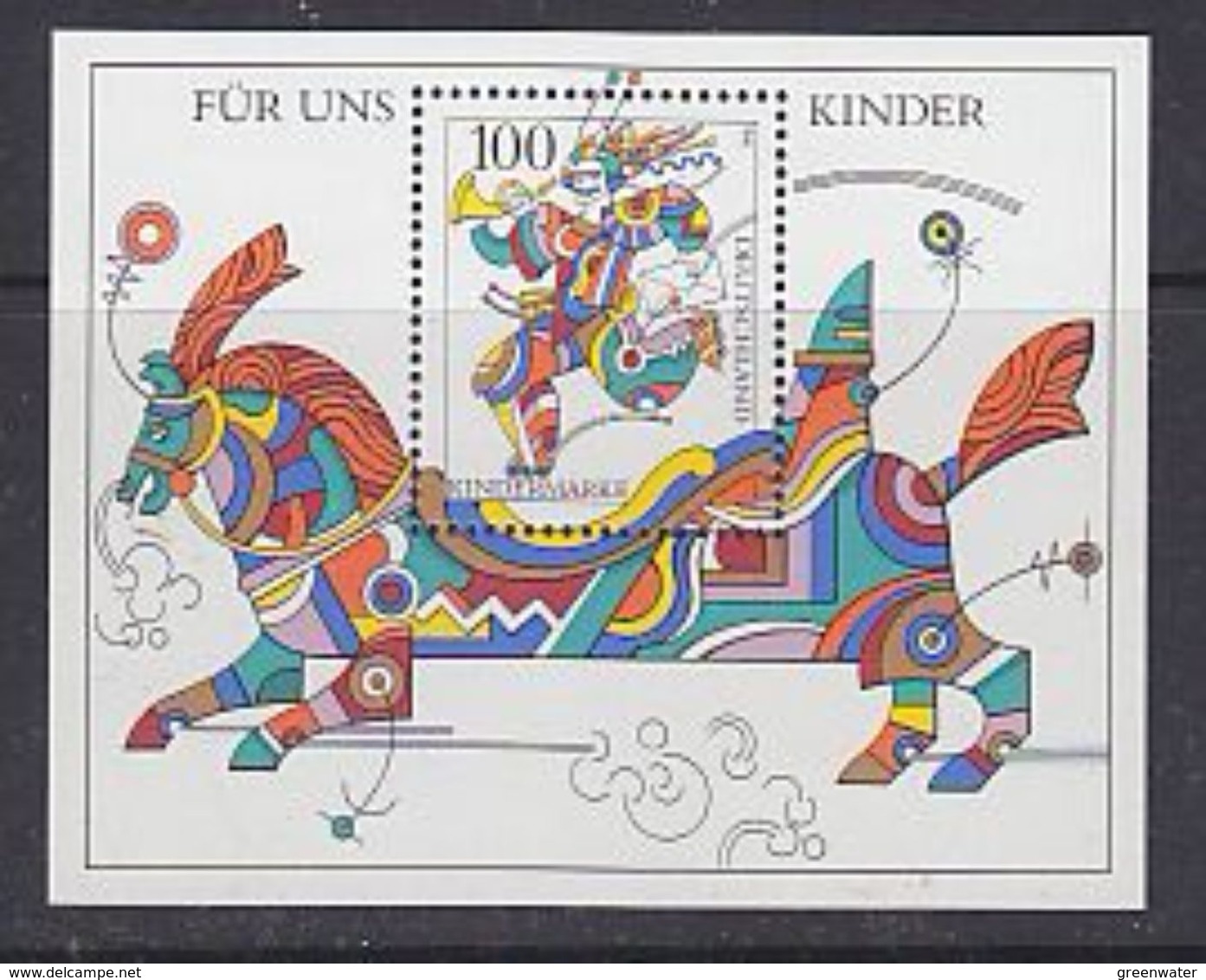 Germany 1996 Kindermarke M/s ** Mnh (GERM201A) - Andere & Zonder Classificatie