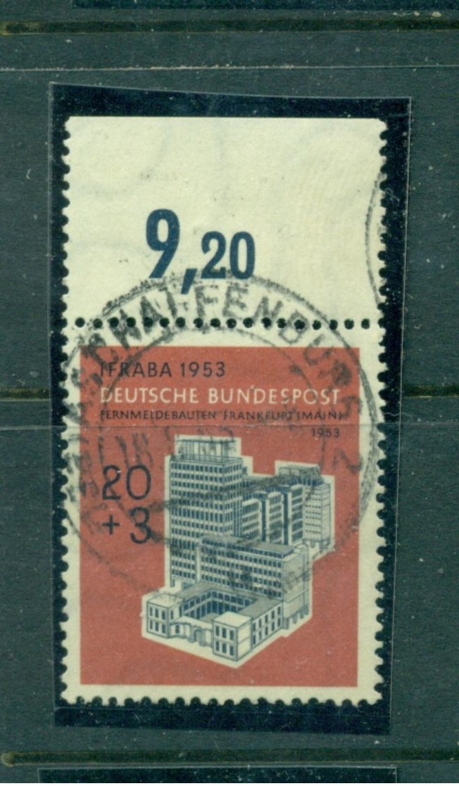 Bund, Ifraba 1953, Nr. 172 Oberrand, Vollstempel - Used Stamps