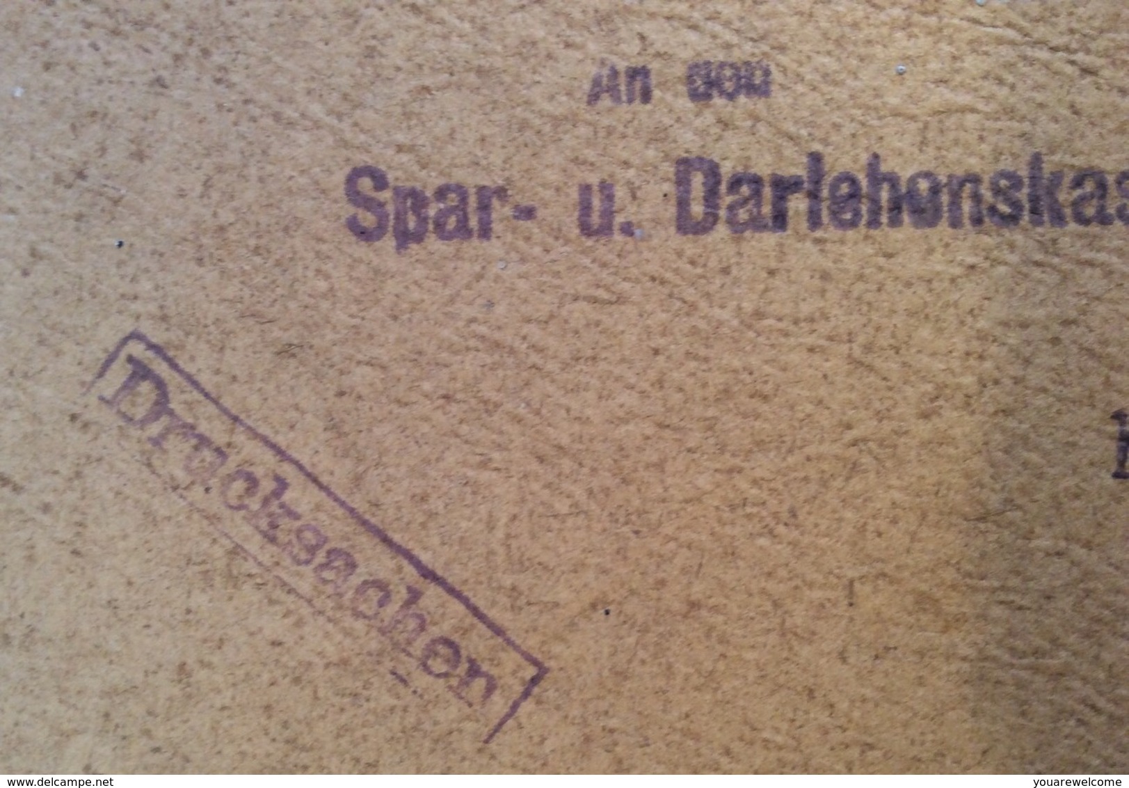 1908 30 H. EF DRUCKSACHE PAKET RRR ! > Hörbranz (Mi. 148, Brief Austria Parcel Printed Matter Cover Österreich - Briefe U. Dokumente