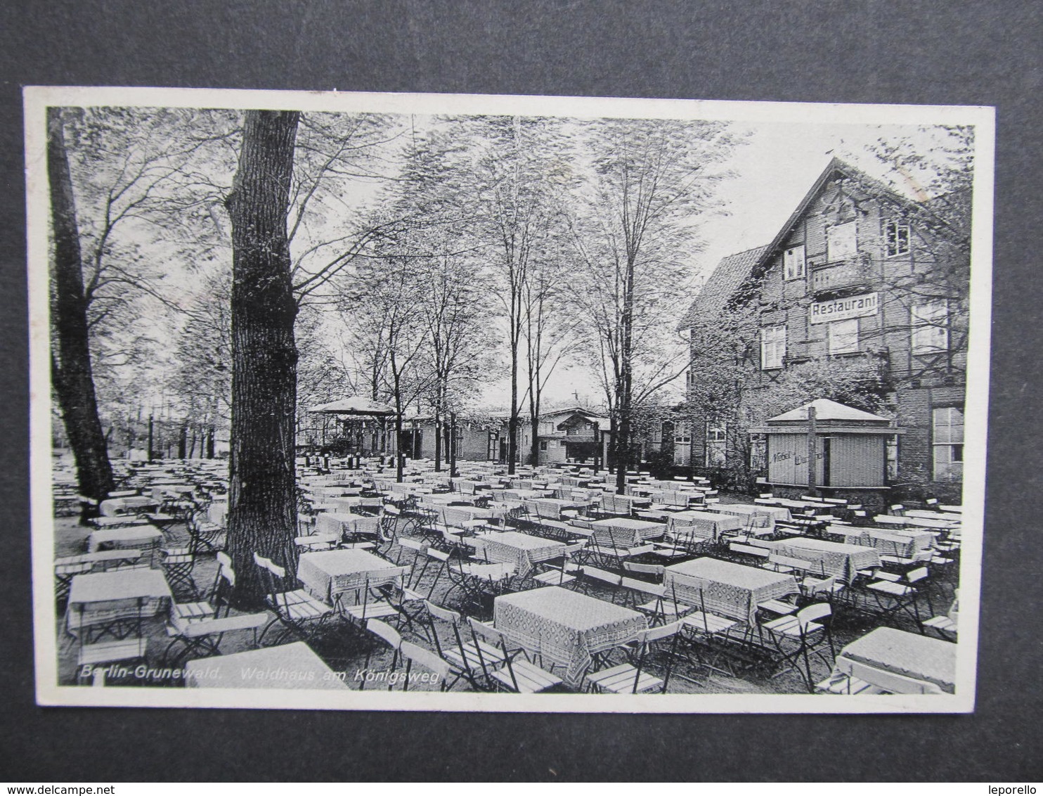 AK BERLIN GRUNEWALD Gasthaus Am Königsweg 1936  //  D*30066 - Grunewald