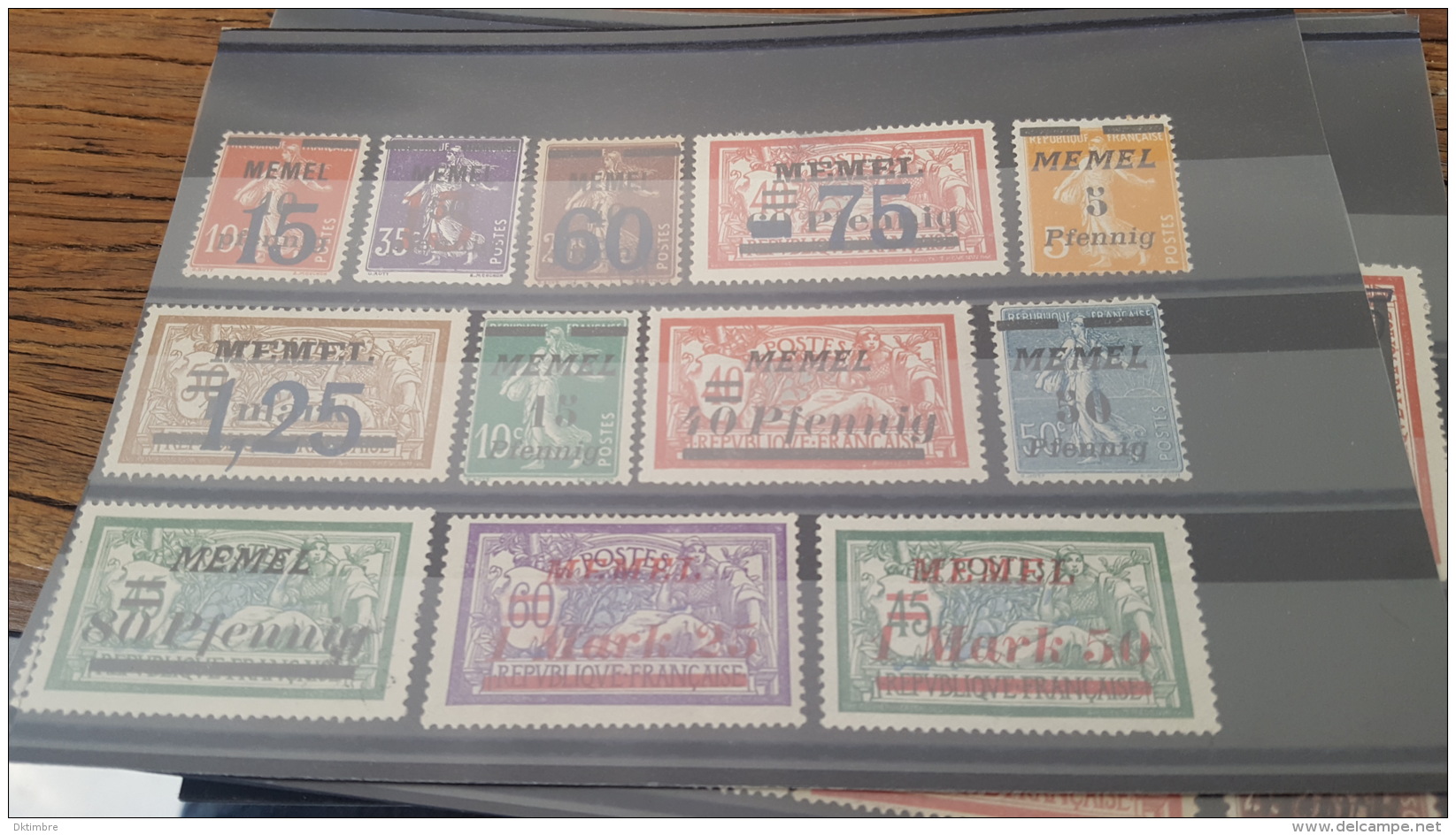LOT 386029 TIMBRE DE COLONIE MEMEL NEUF* - Unused Stamps