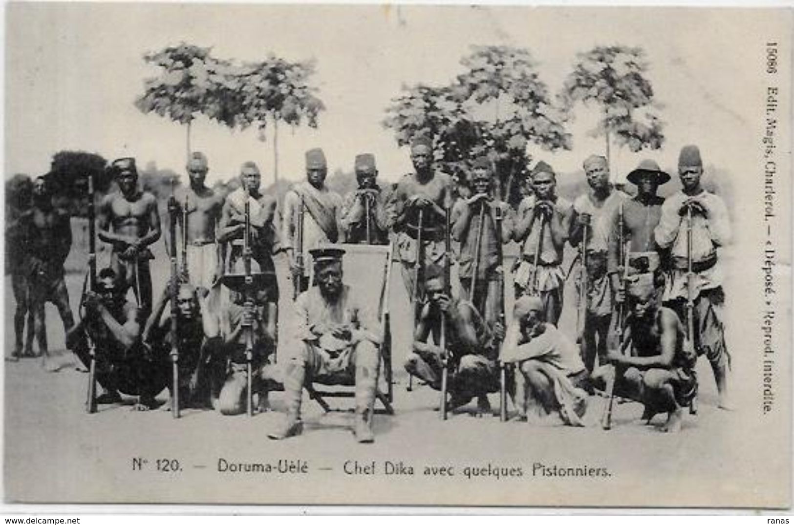 CPA Congo Belge Type Ethnic Non Circulé Afrique Noire Doruma Uélé Chef Dika - Congo Belge