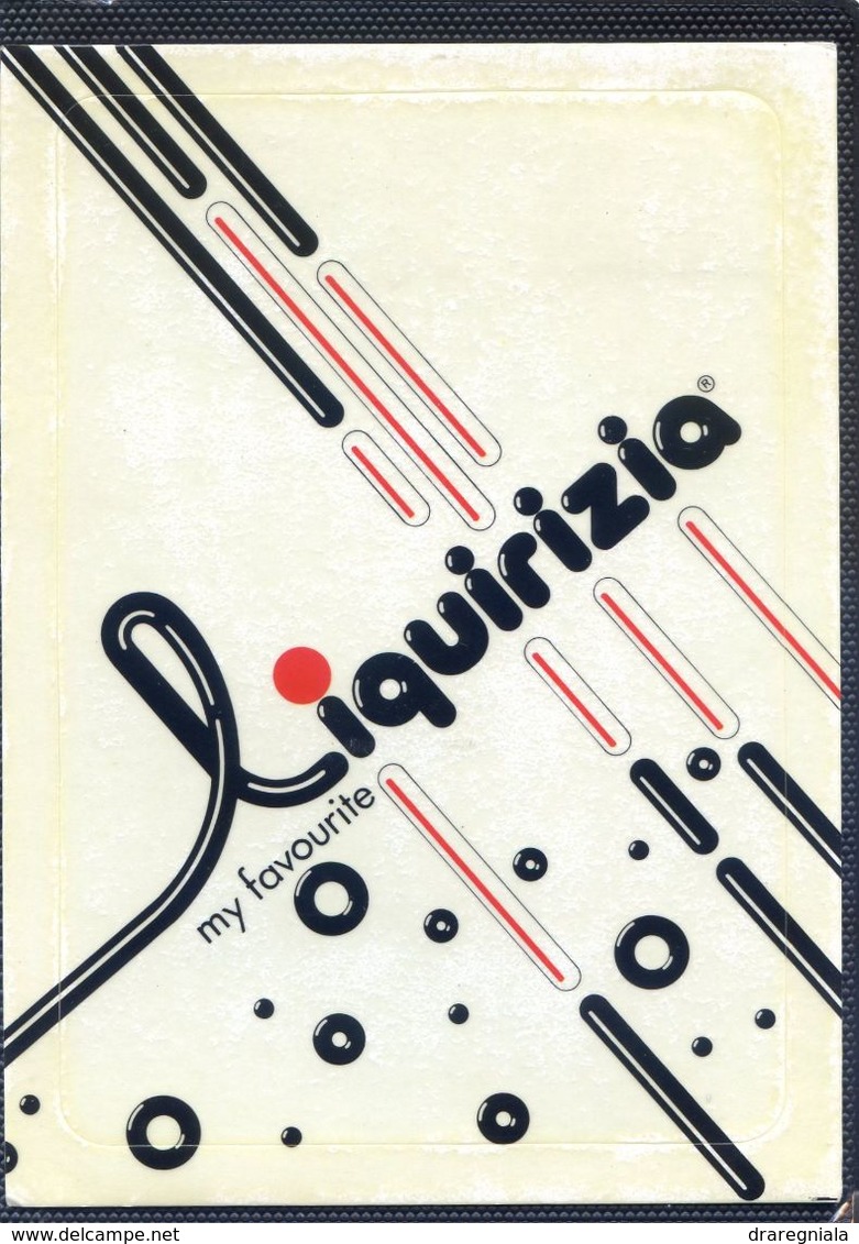 CPSM  Autocollante - Cartolina Adesiva - My Favourite Liquirizia - Werbepostkarten
