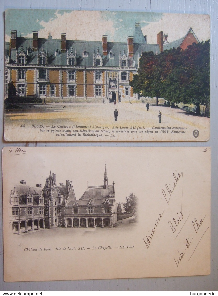 BLOIS / JOLI LOT DE 27 CARTES (dont illustrateur VIVIER) / TOUTES LES PHOTOS