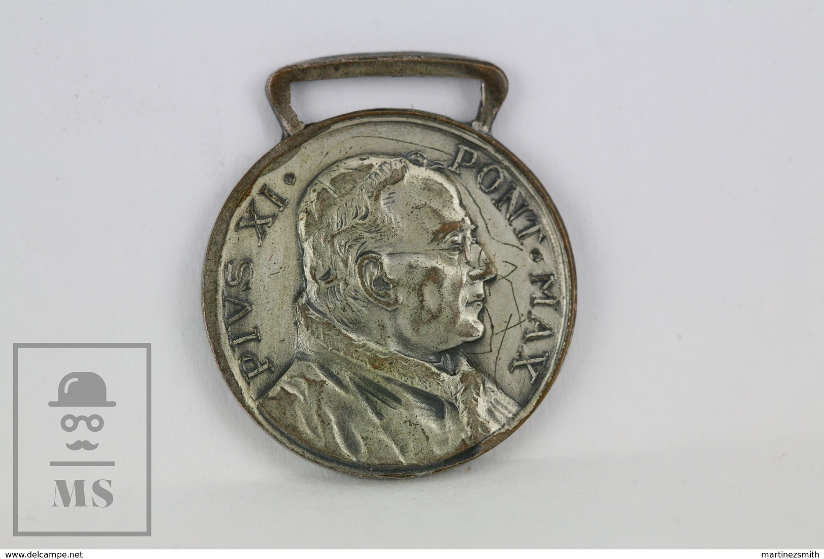 Old Religious Medal - Pius Xi Pont MAX - Commemorative Medal From The Holy Year - Anno Santo 1925 - Religion & Esotericism