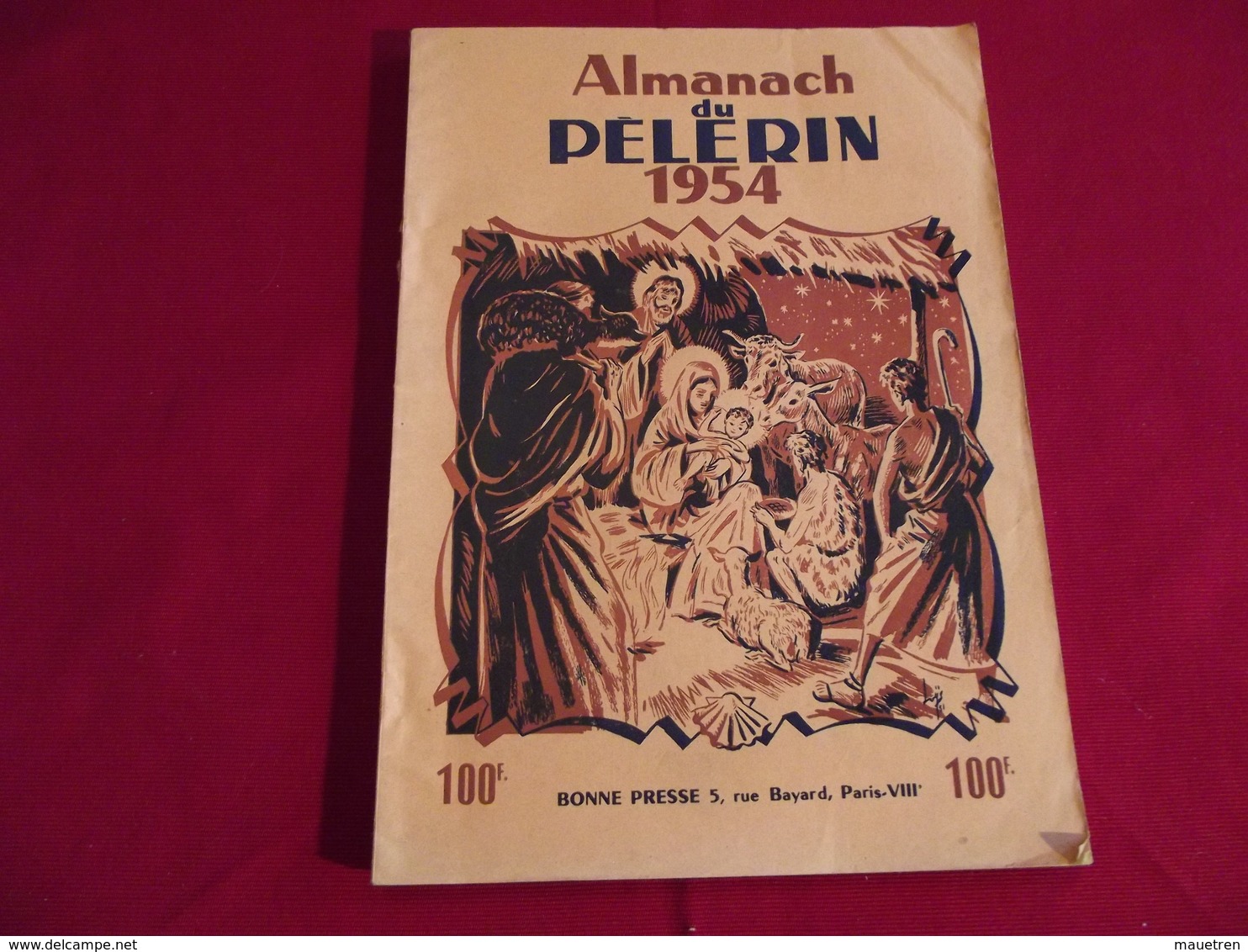 ALMANACH DU PELERIN 1954 - Other & Unclassified
